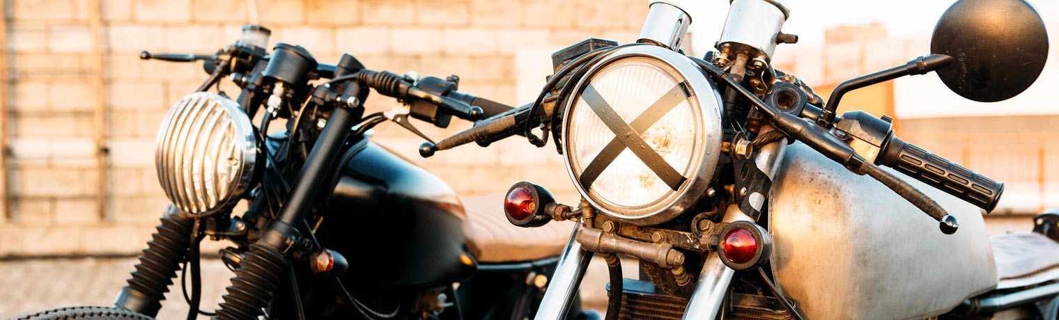 custom motorcycle headlights