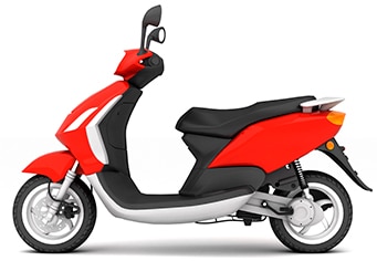 red scooter